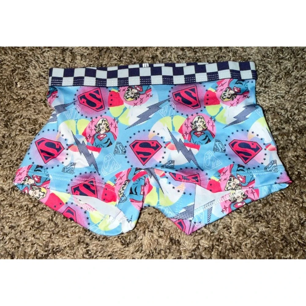 DC Comics Girls Supergirl 4 Pack Girl Shorts Underwear (NWT) Size 4